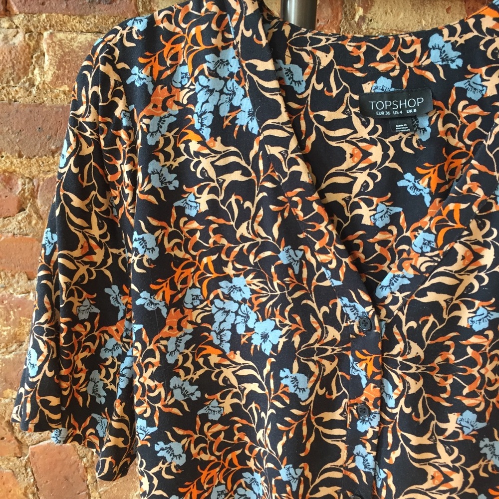 Slightly cropped oversized button up
